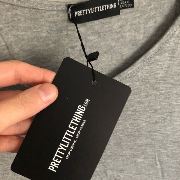 NWT grey jersey strappy maxi dress - Picture 3 of 9